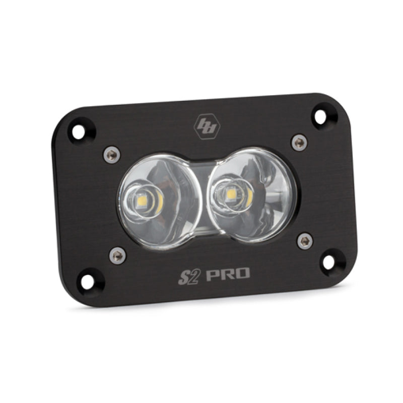 Baja Designs S2 Pro Work/Scene Pattern Flush Mount LED Work Light - Clear-SR1 Performance