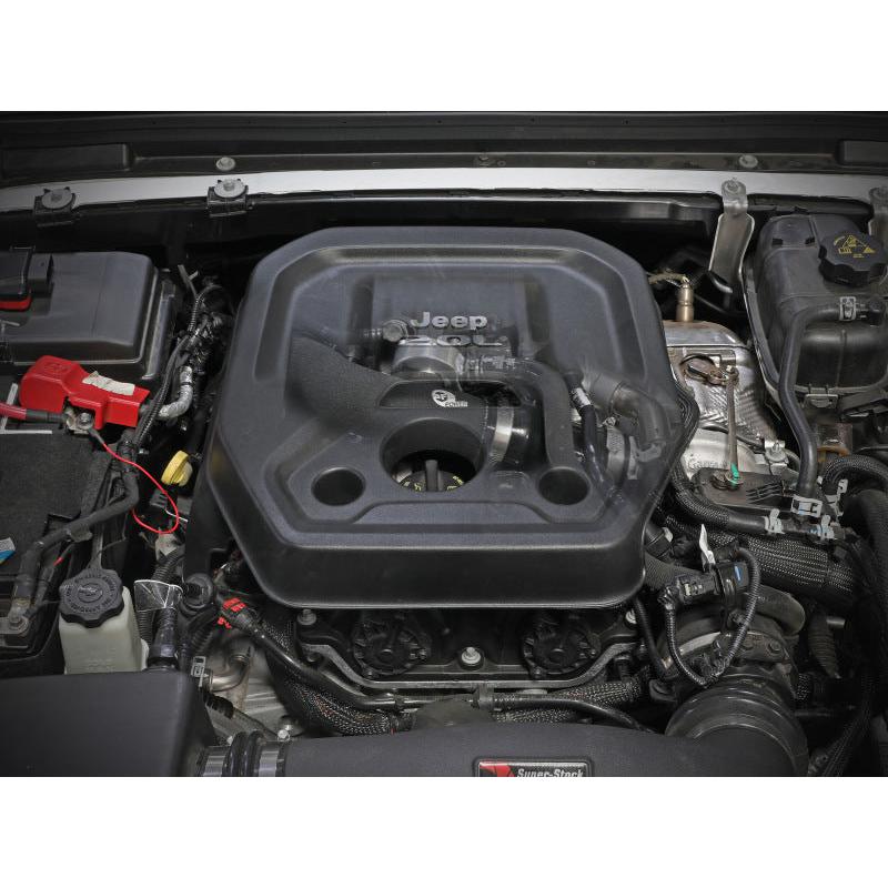 aFe BladeRunner 2 1/2in Intercooler Hot Side Charge Pipe 18-21 Jeep Wrangler JL L4-2.0L (t) - Black-SR1 Performance