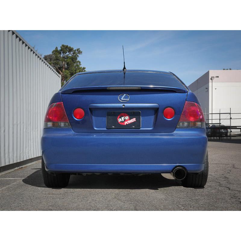 aFe Lexus IS300 01-05 L6-3.0L Takeda Cat-Back Exhaust System- Carbon Fiber Tip-SR1 Performance