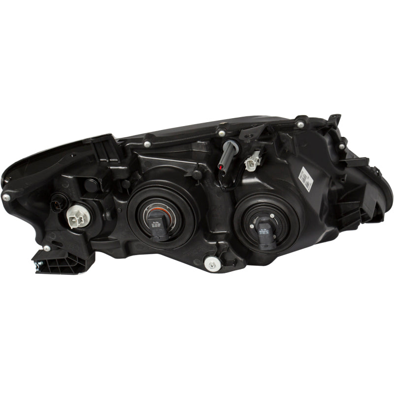 ANZO 2010-2012 Lexus Rx350 Projector Headlights w/ U-Bar Black-SR1 Performance