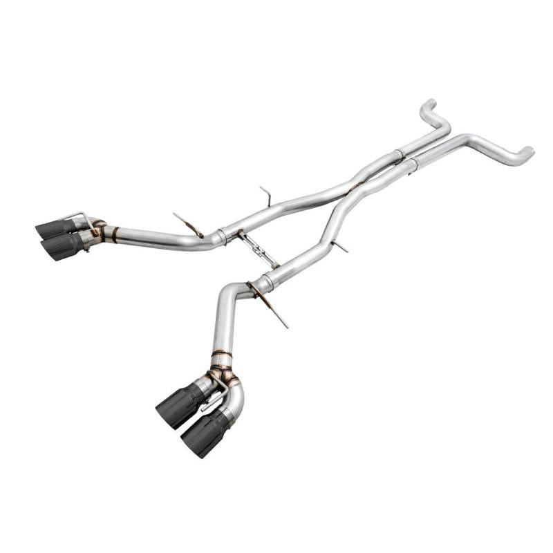AWE Tuning 16-19 Chevy Camaro SS Non-Res Cat-Back Exhaust - Track Edition (Quad Diamond Black Tips)-SR1 Performance