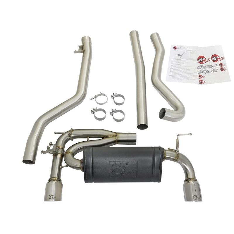 afe POWER MACH Force-Xp 16-17 BMW 340i/340ix/ 3.0L 304 SS Cat-Back Exhaust System-SR1 Performance