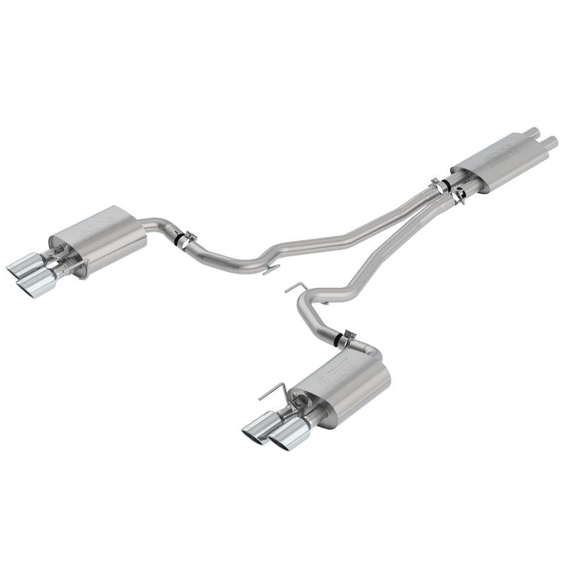 Borla 2018-2022 Ford Mustang GT Cat-Back Exhaust System Touring- Rolled Polished Tips-SR1 Performance
