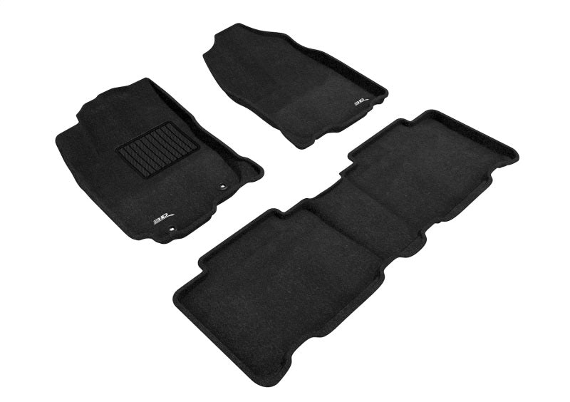 3D Maxpider 13-18 Toyota Rav4 Elegant 1st 2nd Row - Floor Mat Set (Black)-SR1 Performance