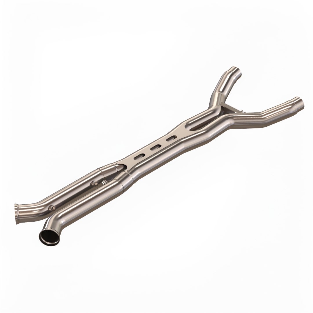 3" SS Competition ULTRA X Pipe. 2014-2019 Corvette C7. Connects to OEM.