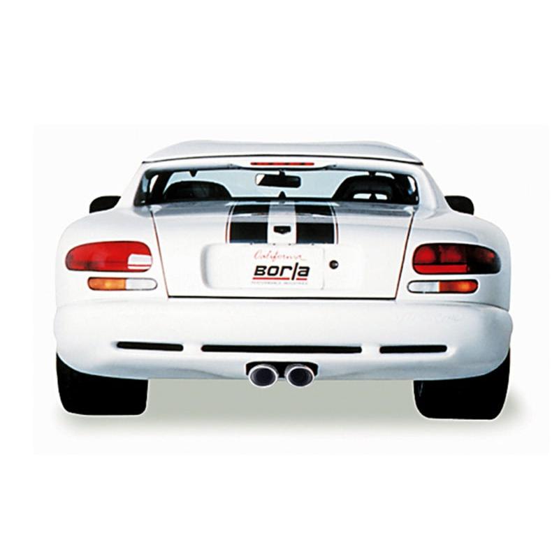Borla 96-02 Viper GTS/R/T-10 Coupe/Convertible 2dr w/ 2.5in Inlets SS Catback Exhaust System-SR1 Performance