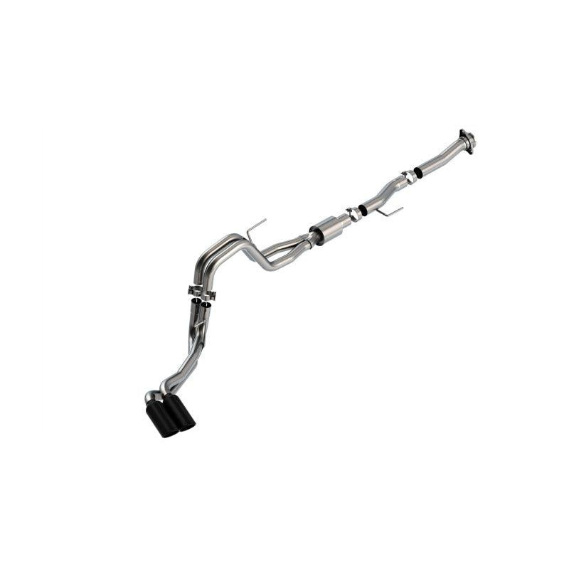 Borla F-150 2021 5.0L 2dr RC SB (122.8 WB) XL/XLT 3/2.25 DSE Cat-Back ATAK Black Chrome Tips-SR1 Performance