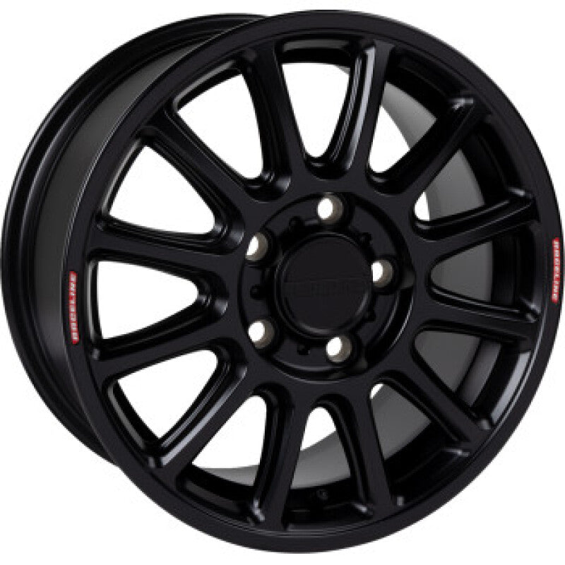 Raceline A14VB Alpha 15x7-Inch Satin Black Wheel for Powersports Vehicles