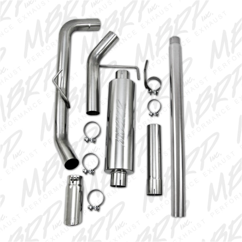 MBRP 2004-2008 Ford F150 EC/CC-SB Cat Back Single Side-SR1 Performance