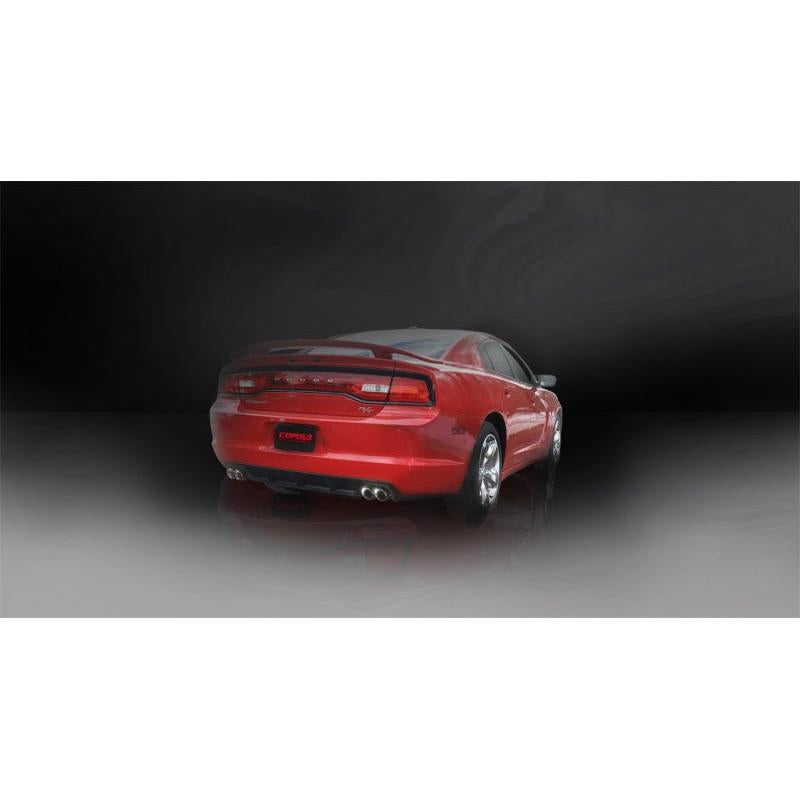 Corsa 2011-2013 Dodge Charger R/T 5.7L V8 Polished Sport Cat-Back Exhaust-SR1 Performance