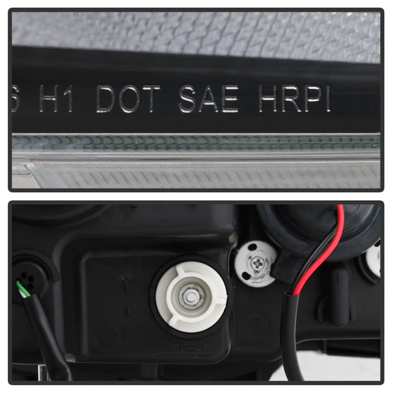 Spyder 16-18 Honda Civic 4Dr w/LED Seq Turn Sig Lights Proj Headlight - Black - PRO-YD-HC16-SEQ-BK-SR1 Performance