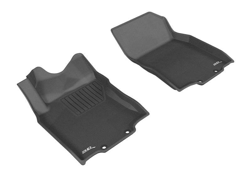 3D MAXpider 2014-2020 Nissan Rogue/Rogue Sport Kagu 1st Row Floormat - Black-SR1 Performance