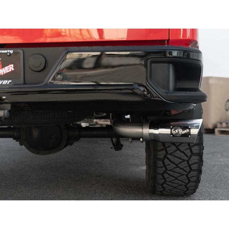 afe Apollo GT Series 2019 GM Silverado/Sierra 1500 4.3L/5.3L 409 SS CB Exhaust System w/Polished Tip-SR1 Performance