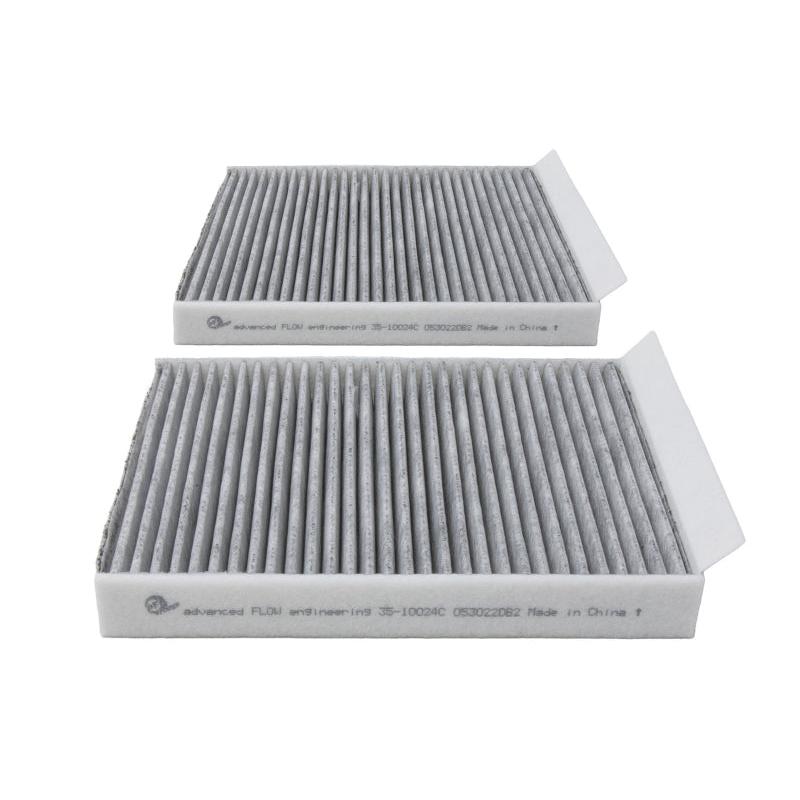aFe 09-19 BMW 5/6/7 Series Various Models Carbon Cabin Air Filter (Pair)-SR1 Performance