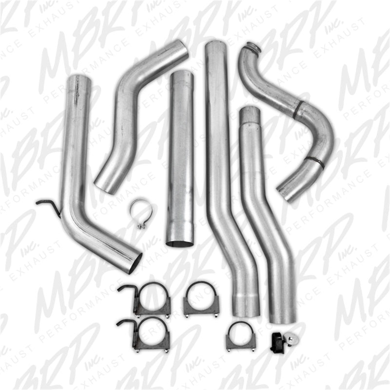 MBRP 88-93 Dodge 2500/3500 Cummins 4WD Turbo Back Single Side Exit No Muffler PLM Series Exhaust-SR1 Performance