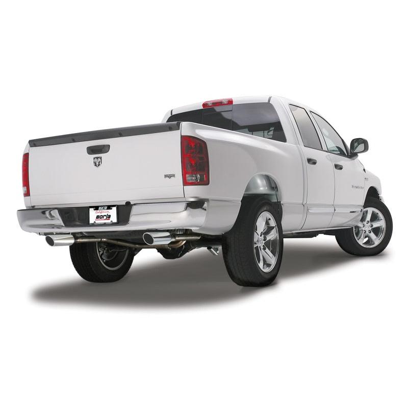 Borla 09-13 Dodge RAM 1500 5.7L CC/SB w/Fact Sngl Exh C/B 3x2.5in Single Round Rolled Split Rear-SR1 Performance