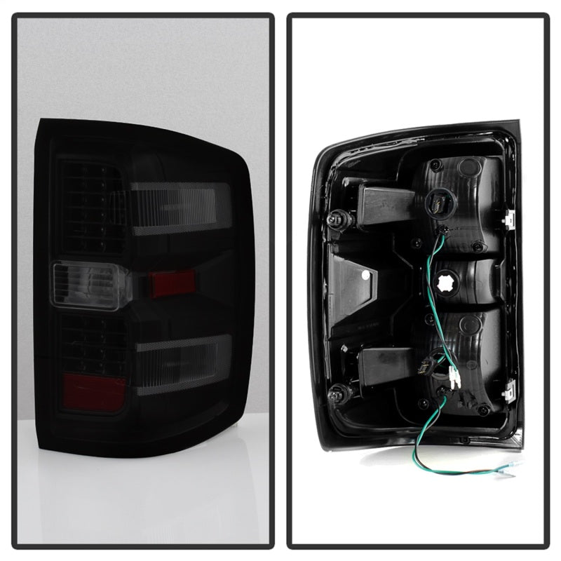 xTune Chevy 1500 14-16 / Silverado 2500HD/3500HD LED Tail Lights - Black Smoked ALT-JH-CS14-LED-BSM-SR1 Performance