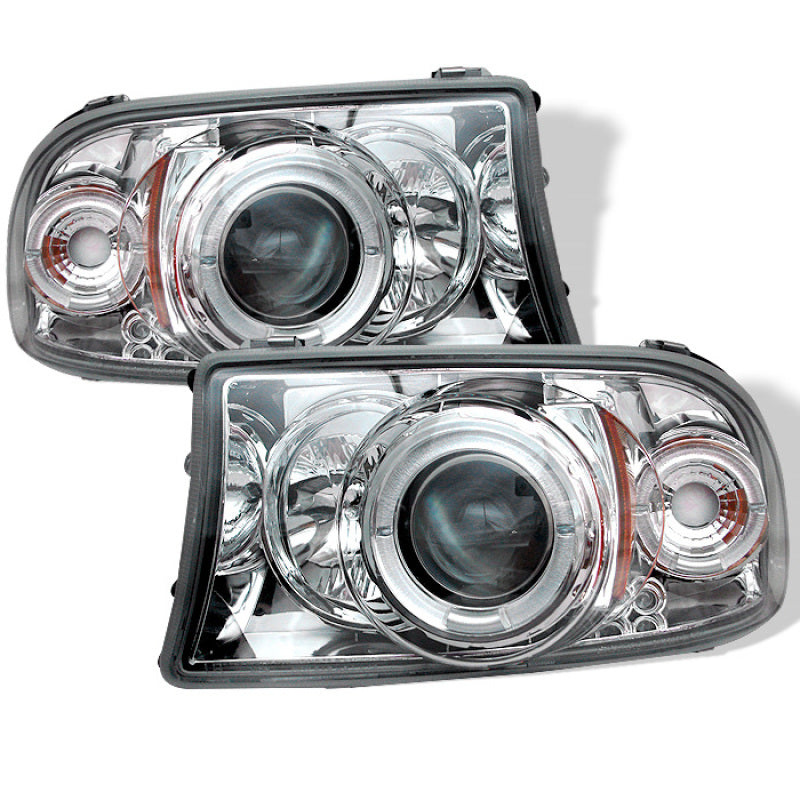 Spyder Dodge Dakota 97-04/Durango 98-03 1PC Projector Headlights LED Halo LED Chrm PRO-YD-DDAK97-C-SR1 Performance