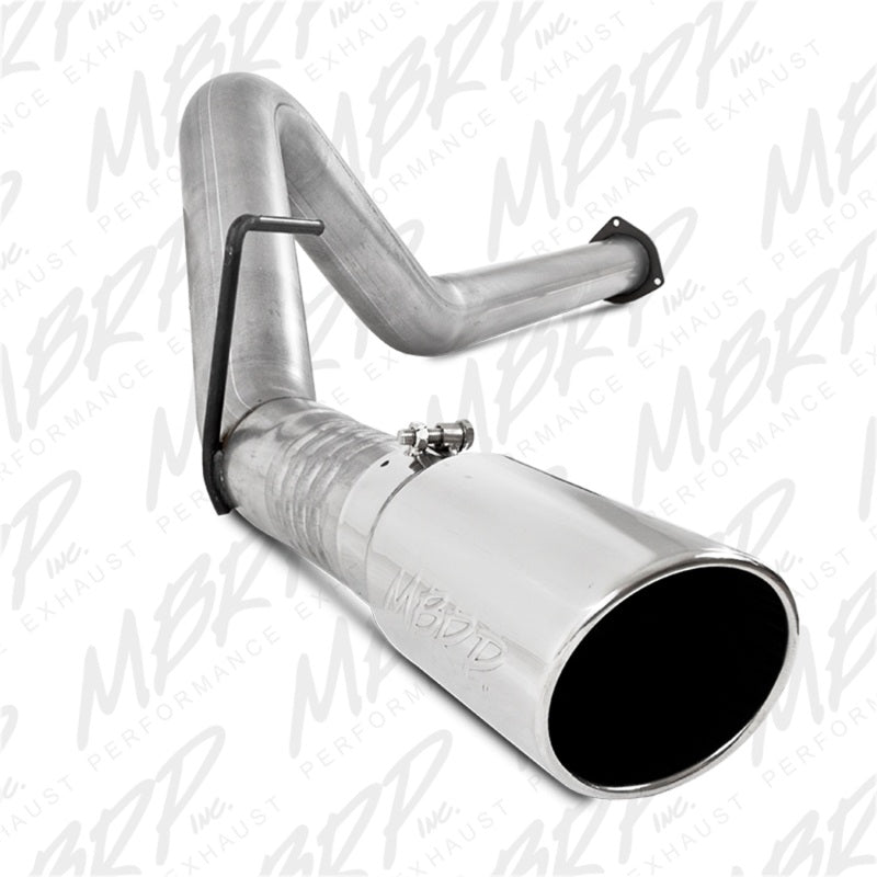 MBRP 11-14 Ford 6.7L F-250/350/450 4in Filter Back Single Side Exit Alum and Down Pipe Exhaust-SR1 Performance