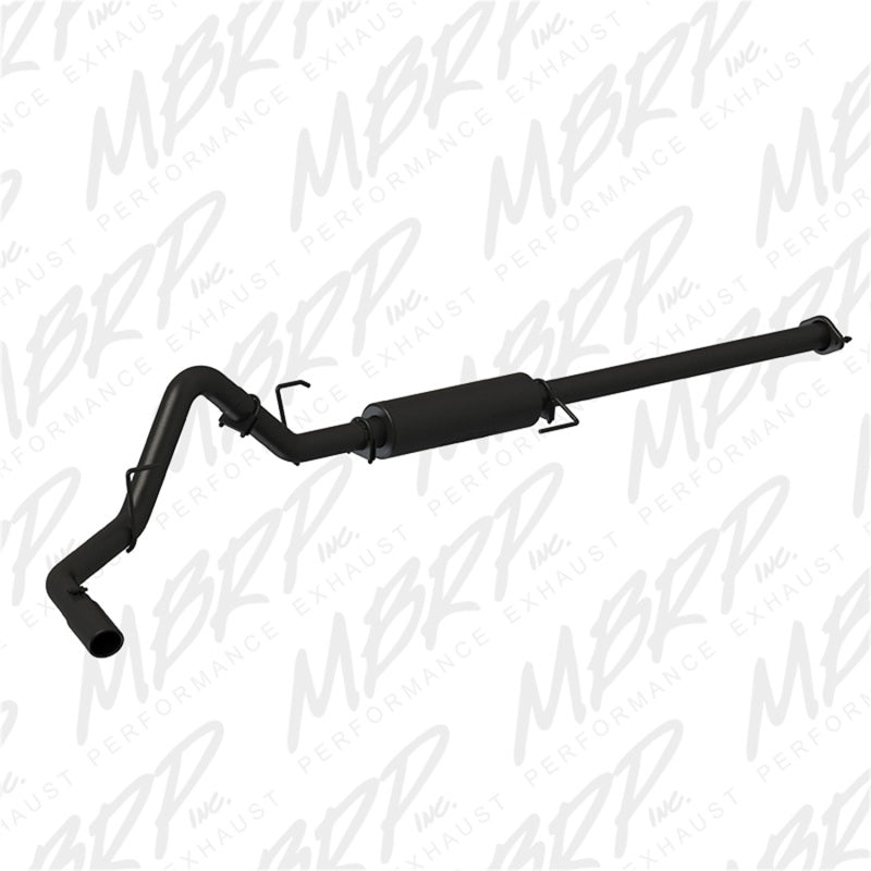 MBRP 2015 Ford F-150 2.7L / 3.5L EcoBoost 3in Cat Back Single Side Black Exhaust System-SR1 Performance