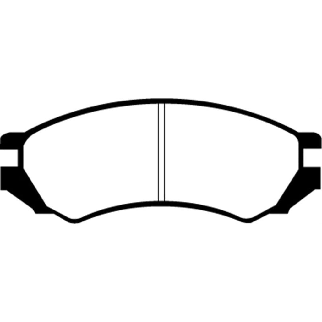 EBC Yellowstuff Front Brake Pads for Nissan Sentra and Saturn SC - Part No. DP4839R