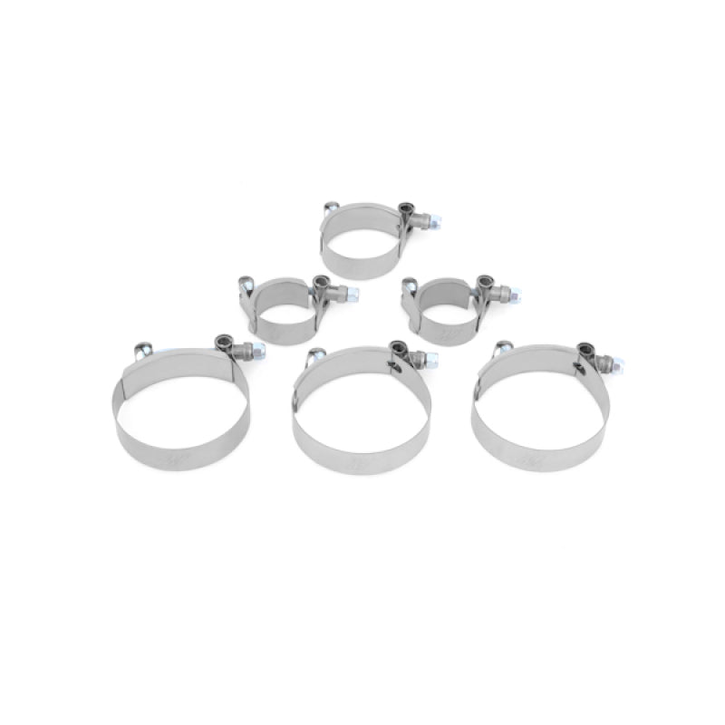 Mishimoto Subaru 02-07 WRX/04-07 STi Top-Mount Intercooler Kit - Silver/Black Hoses - Not For iRHD-SR1 Performance