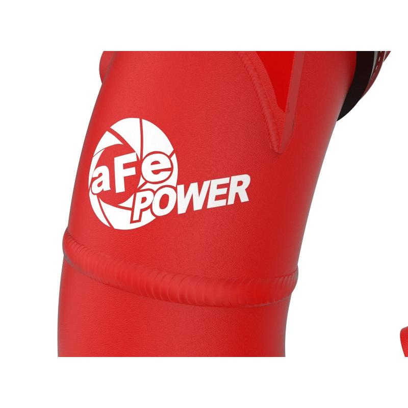 aFe 23-24 Toyota Sequoia V6-3.4L Hybrid BladeRunner 2.5in Aluminum Hot Charge Pipe - Red-SR1 Performance
