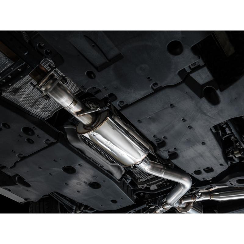 AWE 2023-2024 Toyota GR Corolla Touring Edition Catback Exhaust - Chrome Silver Tips-SR1 Performance