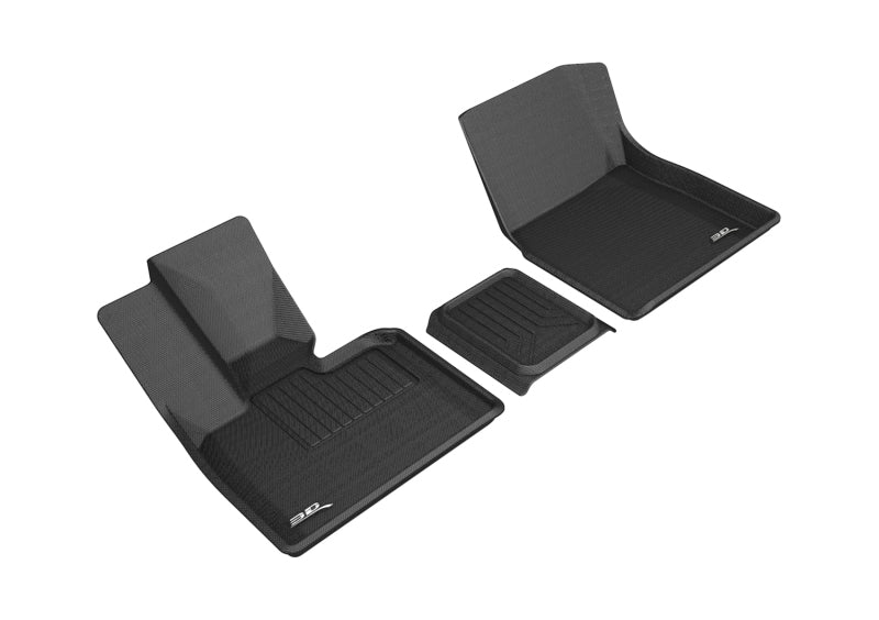 3D MAXpider 2014-2019 BMW I3 Kagu 1st Row Floormat - Black-SR1 Performance