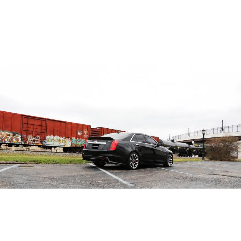 Corsa 2016-2019 Cadillac CTS V Sedan 6.2L V8 2.75in Polished Sport Axle-Back Exhaust-SR1 Performance