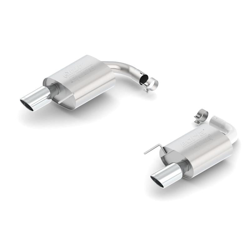Borla Atak S Rear Section 15-17 Ford Mustang GT 5.0L V8 MT/AT 2.5in pipe 4in tip-SR1 Performance