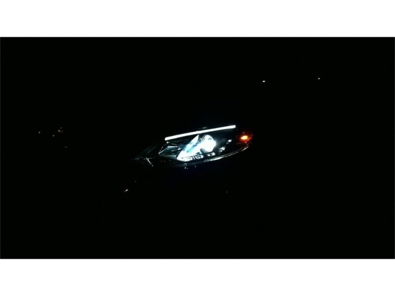 Spyder Ford Focus 12-14 Projector Headlights Halogen Model Only - DRL Black PRO-YD-FF12-DRL-BK-SR1 Performance