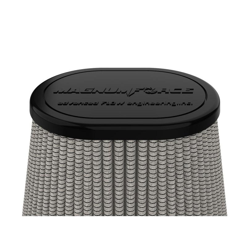 aFe MagnumFORCE Intake Replace Air Filter w/PDS Media 4in F x 7.75x6.5in B x 4.75x3.5in T x 7in H-SR1 Performance