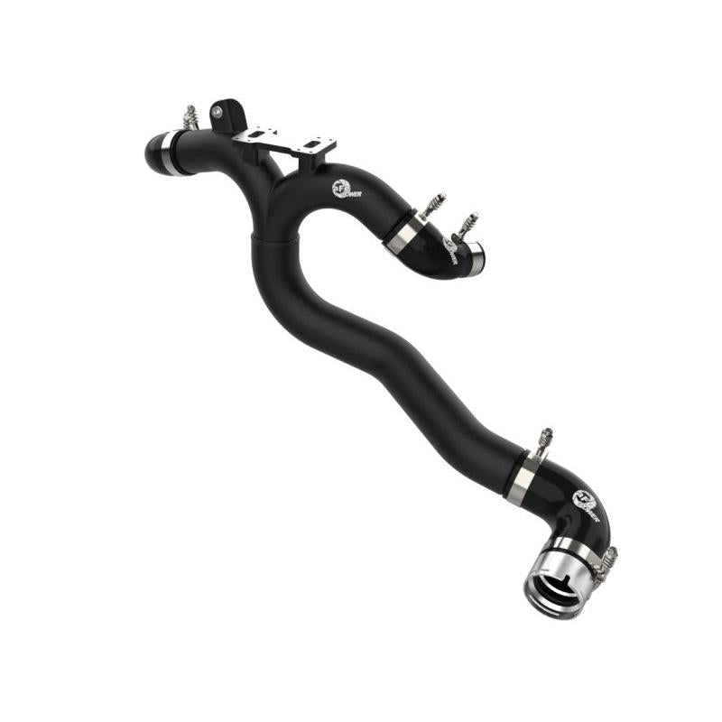 aFe Kia Stinger 18-22 V6-3.3L (tt) BladeRunner Hot Charge Pipe- Black-SR1 Performance