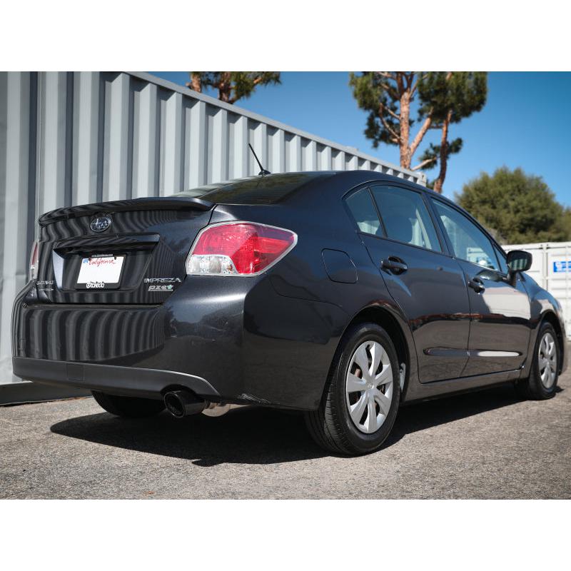 aFe POWER Takeda 12-16 Subaru Impreza 2.0L 2.5in 304SS CB Exhaust w/ Black Tips-SR1 Performance
