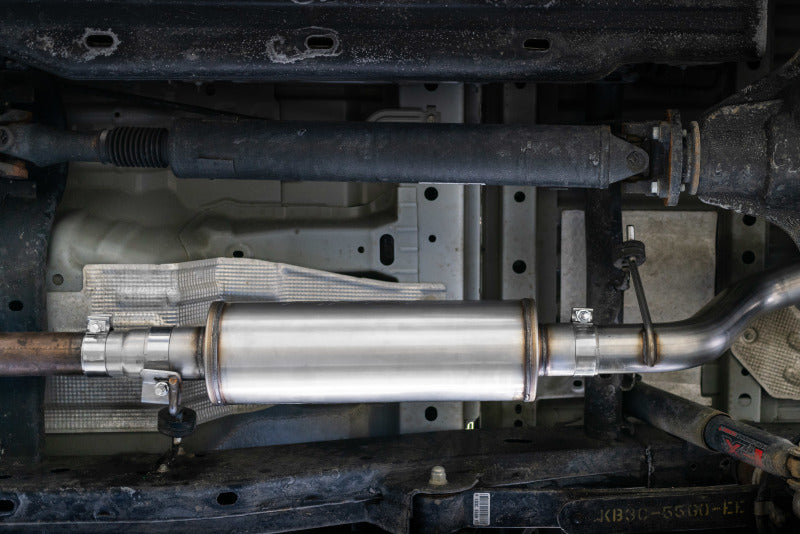 MBRP 19-20 Ford Ranger 2.3L T304 3in Dual Split Rear Outlet 4in OD Tips Cat Back Exhaust-SR1 Performance