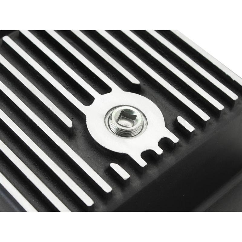 aFe Power Transmission Pan Black Machined 09-14 Ford 6R80 F-150 Trucks-SR1 Performance