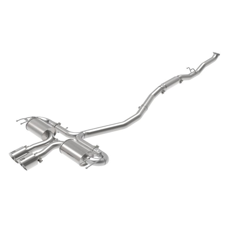 aFe Takeda 3in 304 SS Cat-Back Exhaust System w/Polished Tips 17-21 Honda Civic Sport L4-1.5L (t)-SR1 Performance