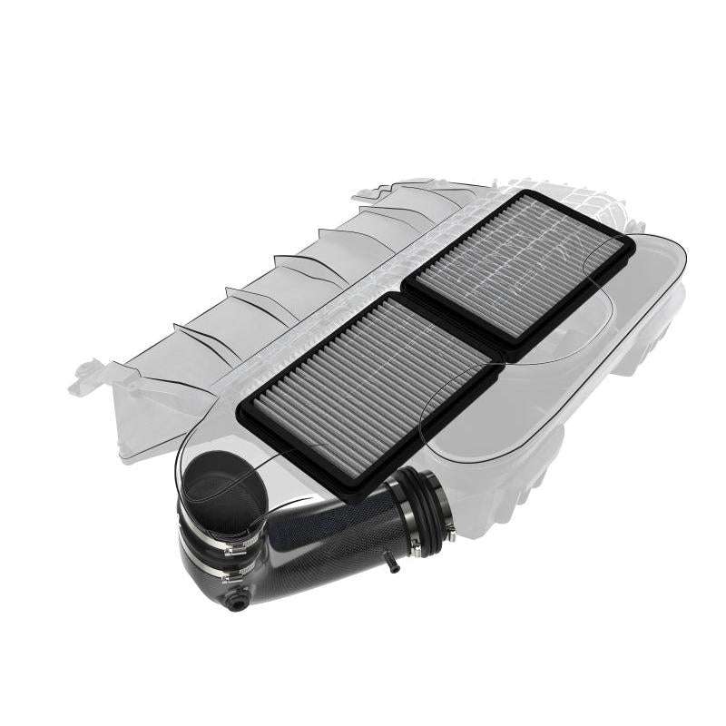 aFe Super Stock Carbon Fiber Pro Dry S Induction System 2021 RAM 1500 TRX V8-6.2L SC-SR1 Performance