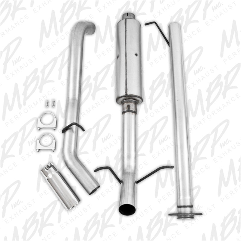MBRP 2007-2008 Chev/GMC 1500 (Next Gen.) CC EC 66 bed 4.8/5.3L Cat Back Single Side-SR1 Performance