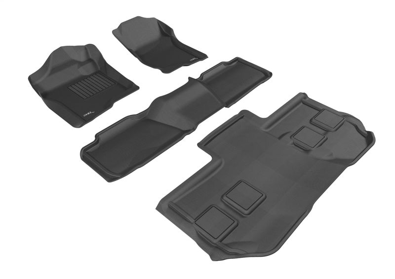 3D Maxpider 11-14 GMC Yukon Xl With Bucket 2Nd Row Kagu Black R1 R2 R3-SR1 Performance