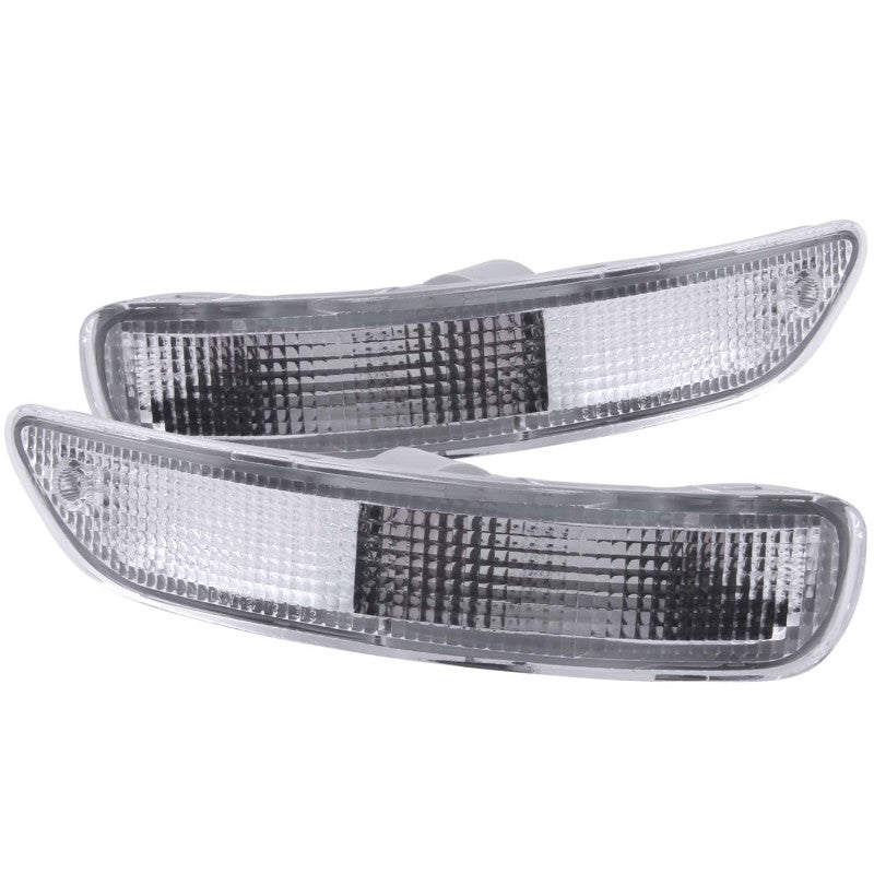 ANZO 1993-1997 Toyota Corolla Euro Parking Lights Chrome-SR1 Performance