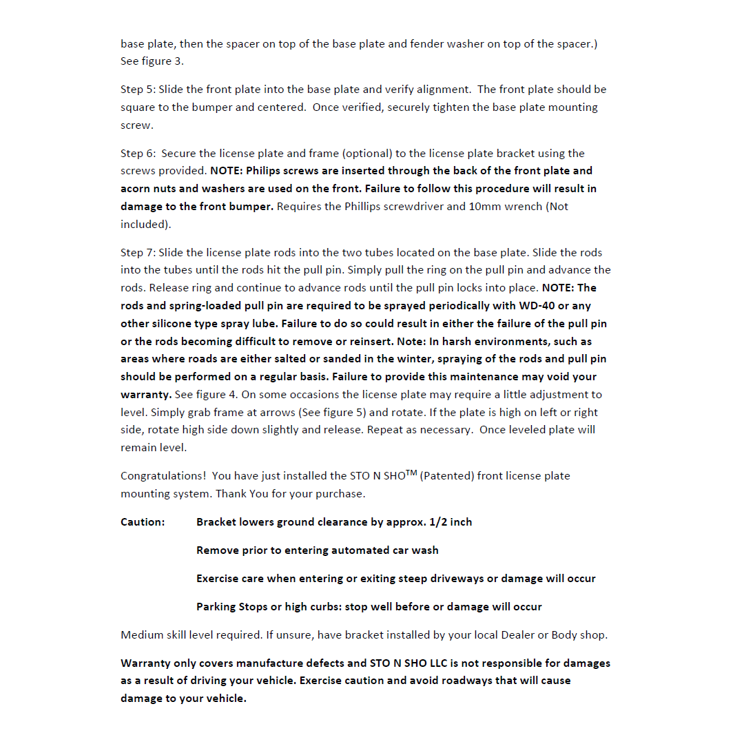 2023 Mercedes-Benz C300 License Plate Frame Bracket-SR1 Performance