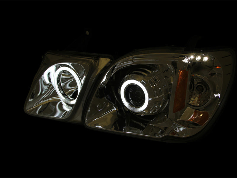 ANZO 1998-2007 Lexus Lx470 Projector Headlights w/ Halo Chrome (CCFL)-SR1 Performance