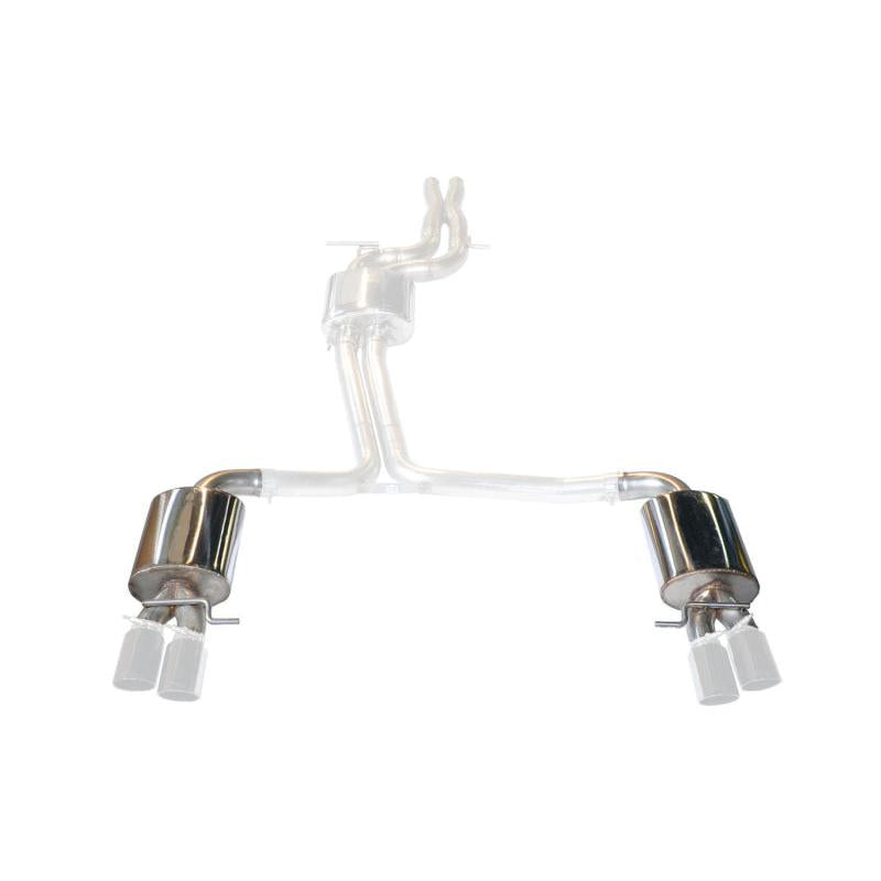 AWE Tuning 10-16 Audi S4 Quattro 3.0T (B8/8.5) Conversion Kit - Track to Touring (90mm Tips)-SR1 Performance