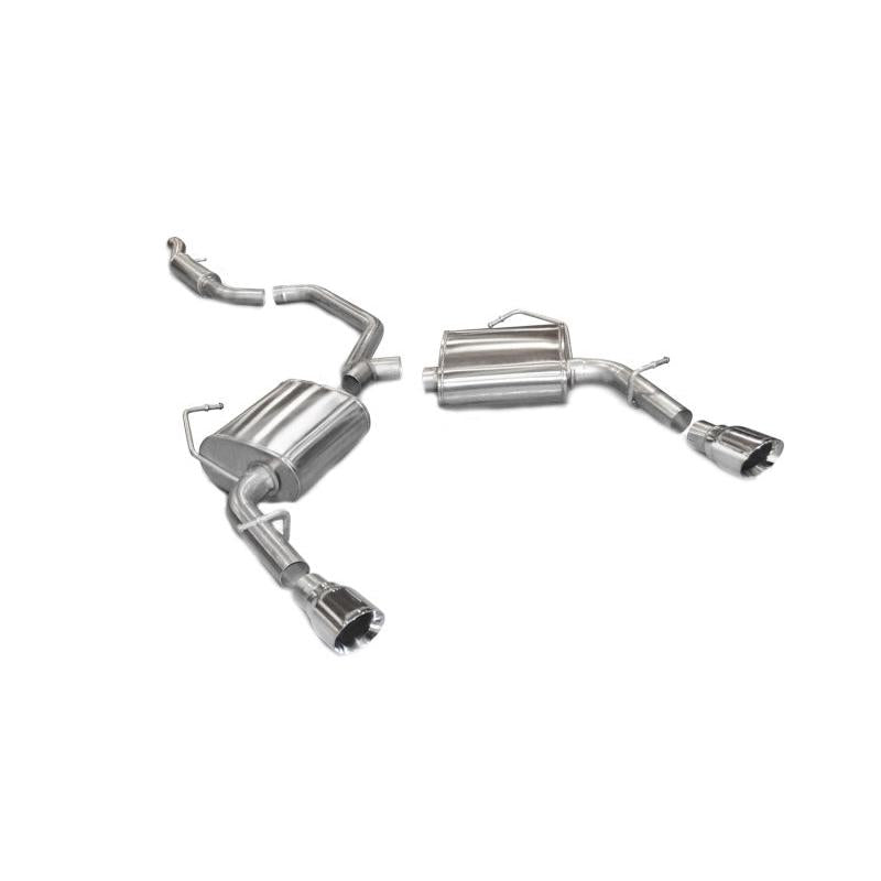 Corsa 2011-2014 Chrysler 200/Dodge Avenger V6 Polished Sport Cat-Back Exhaust-SR1 Performance