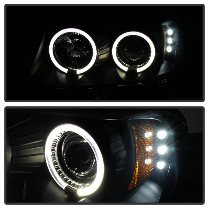 Spyder Jeep Grand Cherokee 99-04 Projector Headlights LED Halo LED Black Smoke PRO-YD-JGC99-HL-BSM-SR1 Performance