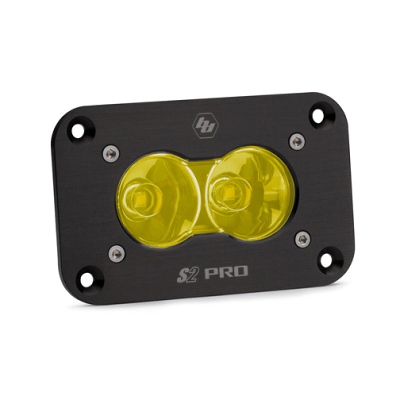 Baja Designs S2 Pro Flush Mount Work/Scene Pattern LED Work Light - Amber-SR1 Performance