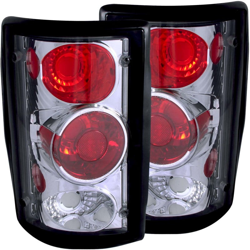 ANZO 2000-2005 Ford Excursion Taillights Chrome-SR1 Performance