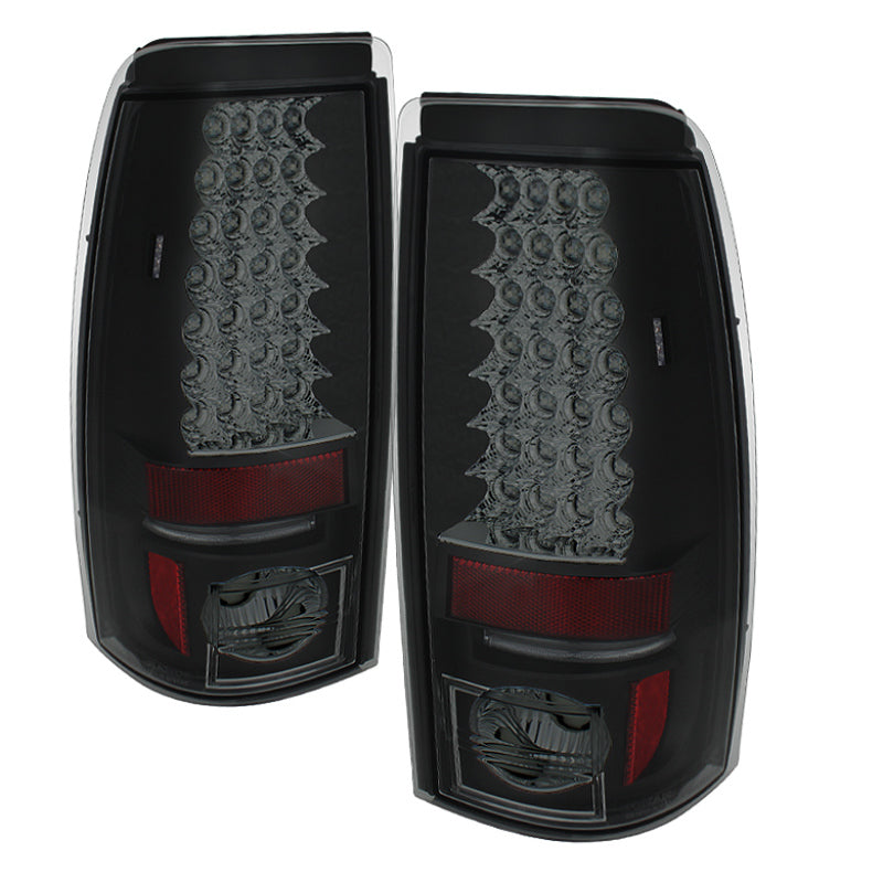 Spyder Chevy Silverado 1500 99-02 (Not Fit Stepside) LED Tail Lights Blk Smke ALT-YD-CS99-LED-BSM-SR1 Performance
